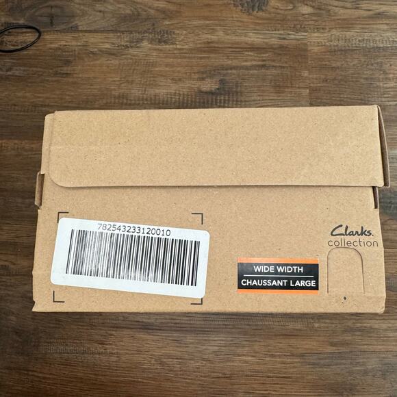 Clarks Laurieann Rae size US 12 W brown thong sandals NEW adjustable strap - Picture 2 of 13